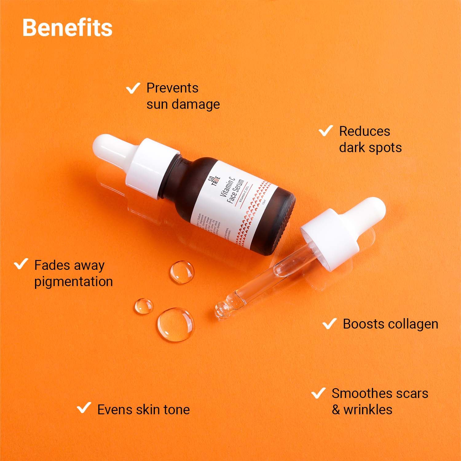 20% Vitamin C Face Serum with Hyaluronic Acid 15 ml - Image 5