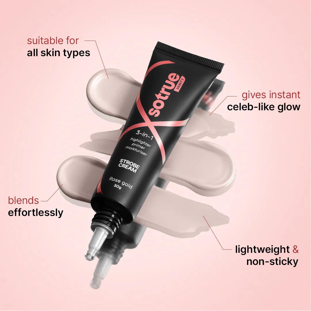 3-in-1 Illuminating Strobe Cream | Rose Gold - Image 5
