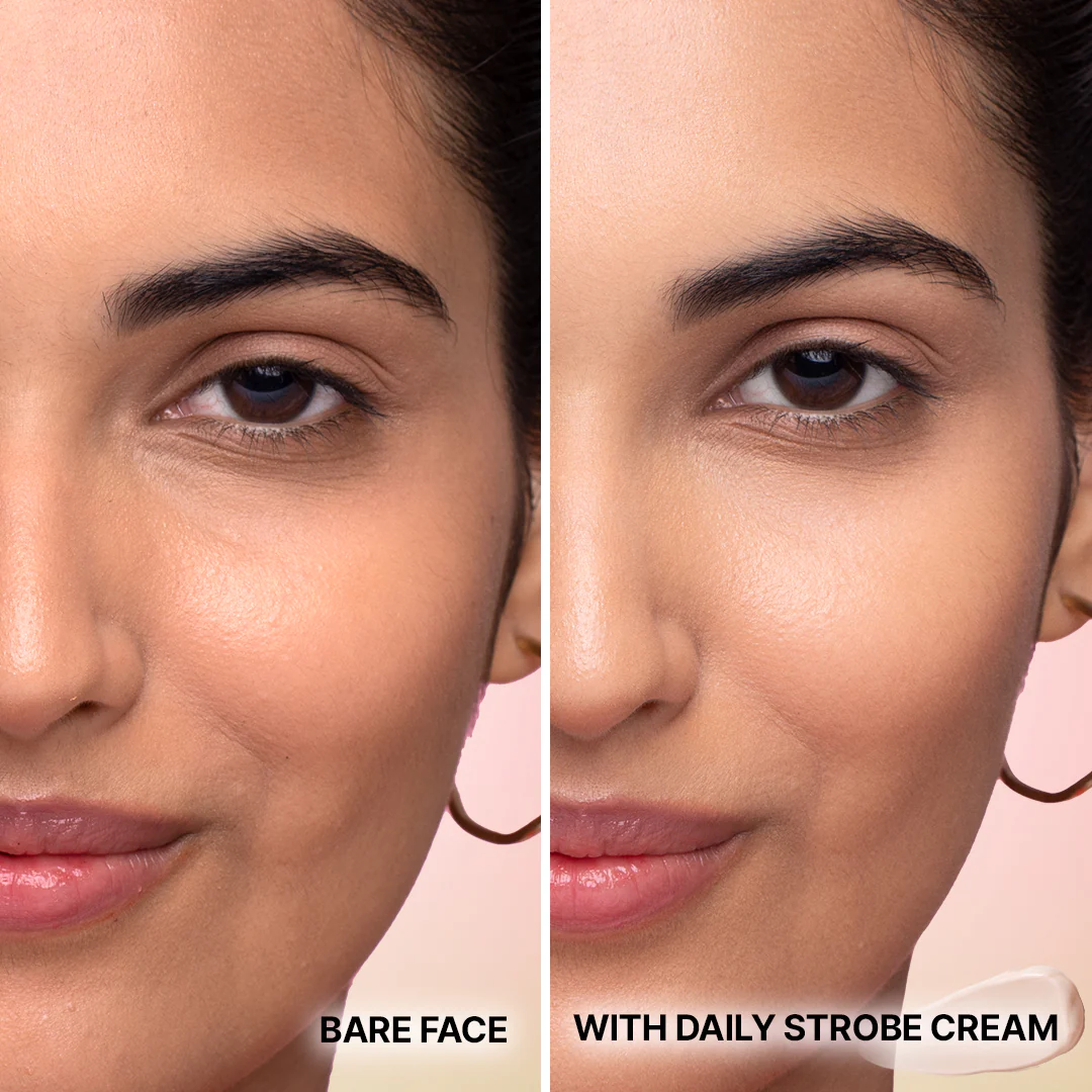 Mini Daily Strobe Cream with SPF 50+ | Rose Gold - Image 3