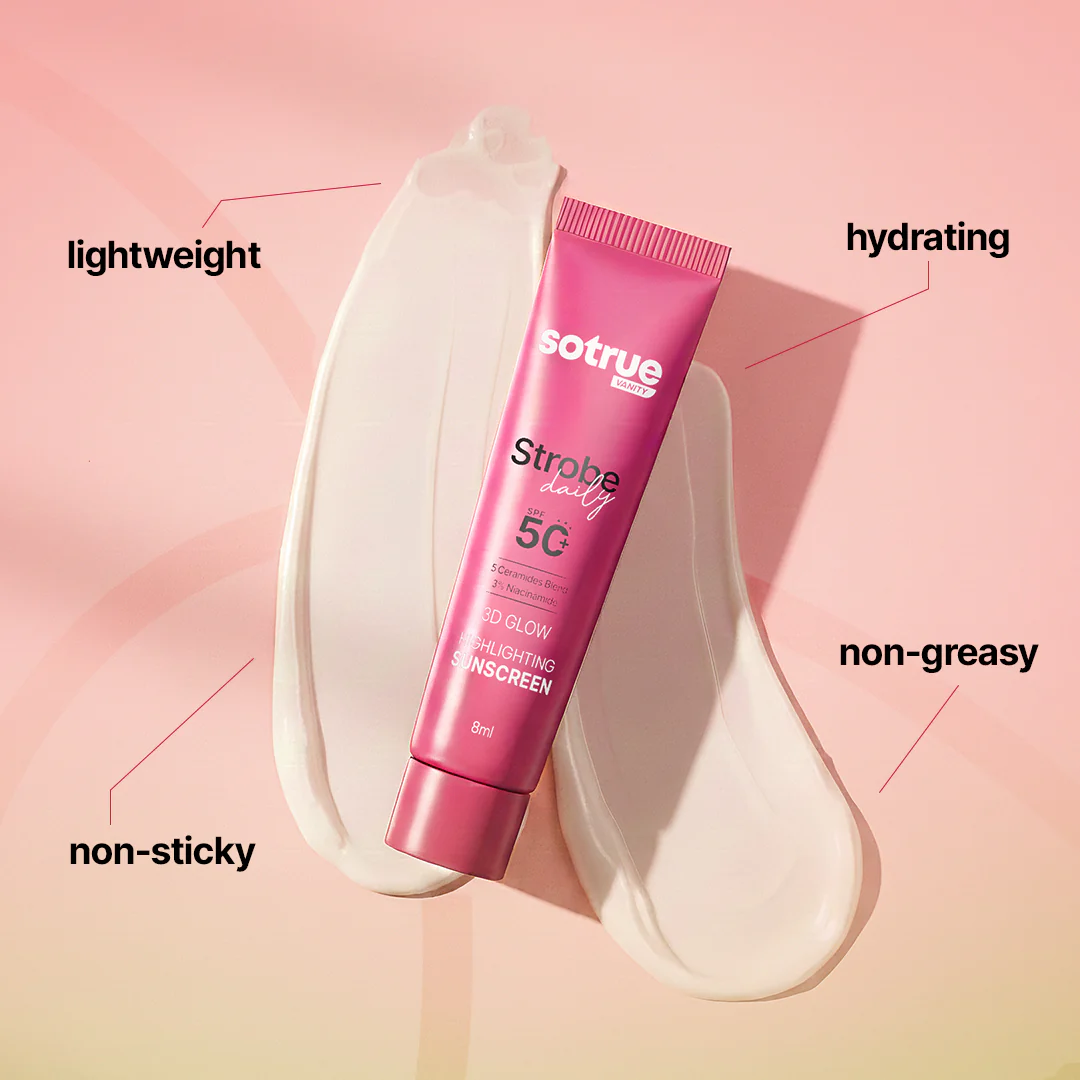 Mini Daily Strobe Cream with SPF 50+ | Rose Gold - Image 6