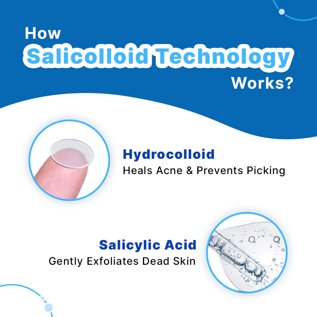 Hydrocolloid Acne Pimple Patch | Salicolloid™ Technology - Image 7