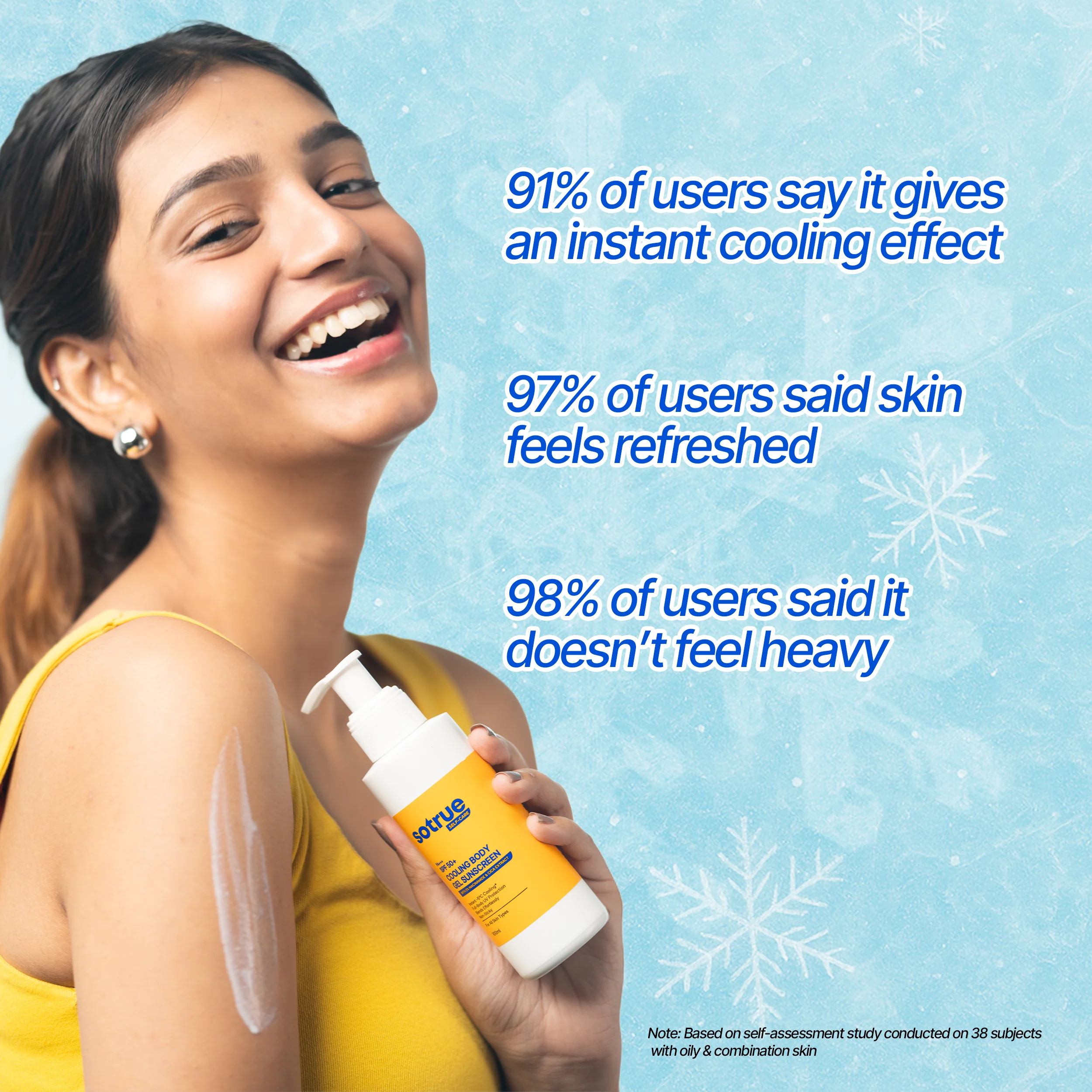 Cooling Body Gel Sunscreen | SPF 50+ PA+++ - Image 5