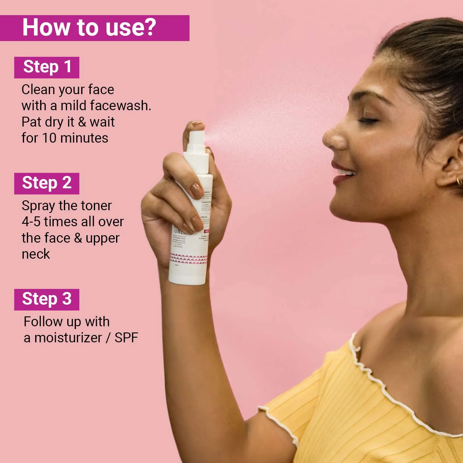 Rose Water Spray with Bulgarian Rose & Hyaluronic Acid 100ml - Image 4