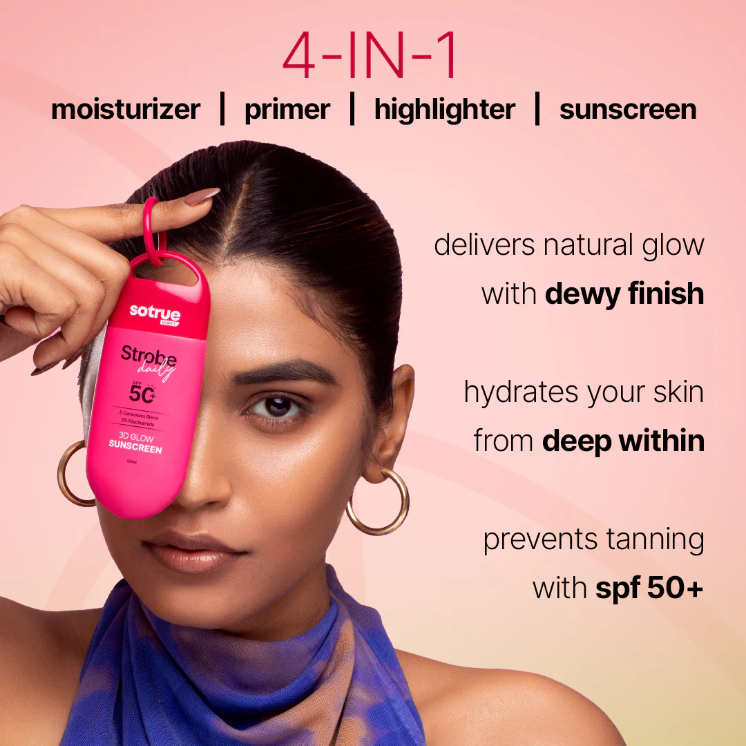 Daily Strobe Cream with SPF 50+ | Rose Gold - Image 5