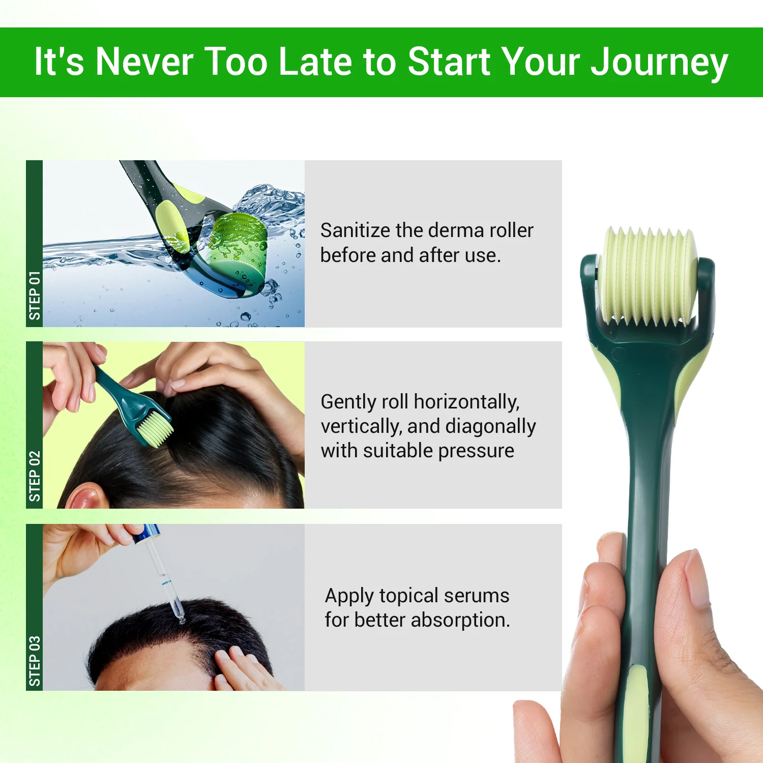 Epifine Derma Roller (0.5mm) | Microneedling - Image 5
