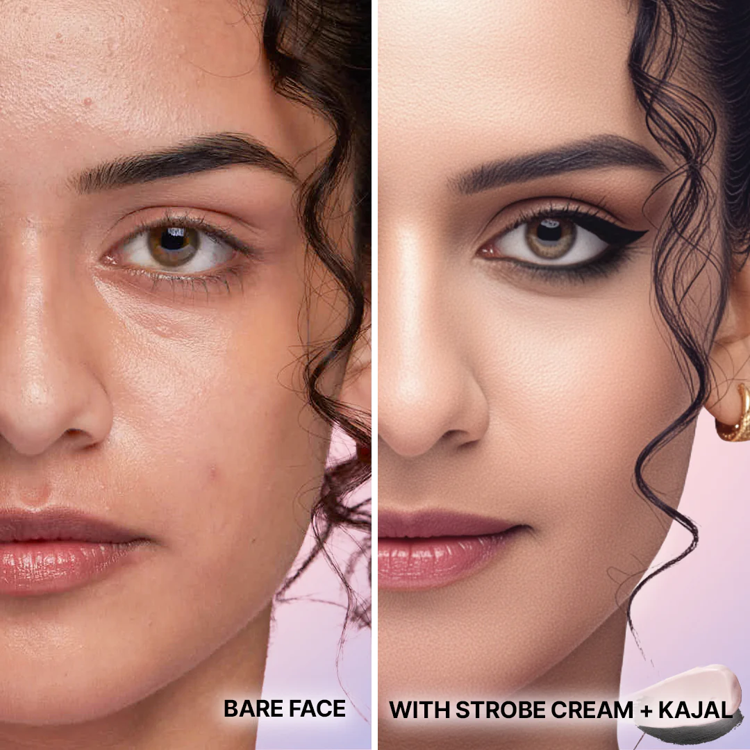 Glow & Define Combo | Strobe Cream & Kohl Pencil | Pink - Image 3