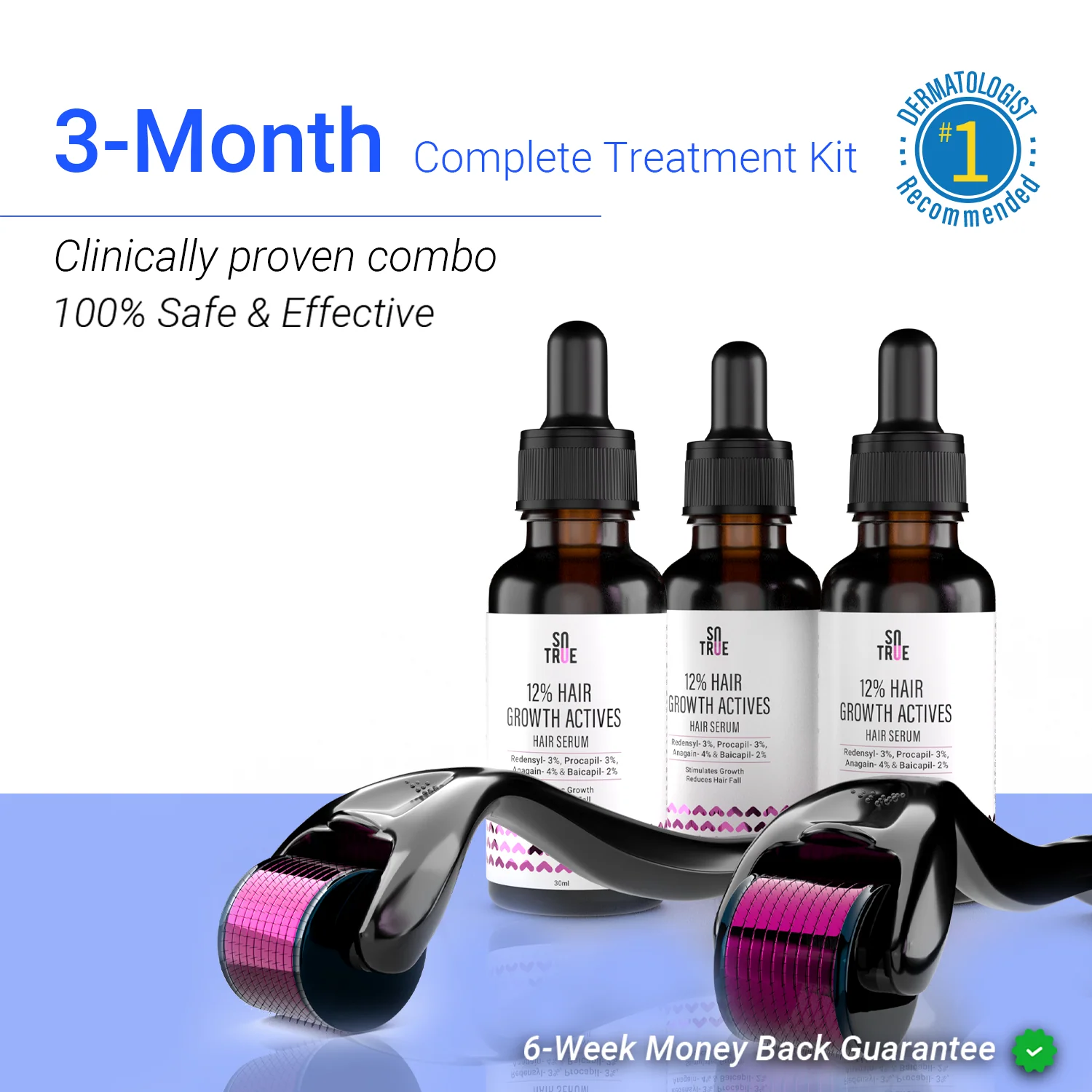 Hair Revival Combo | Derma Roller 1mm & Hair Growth Serum - Image 11