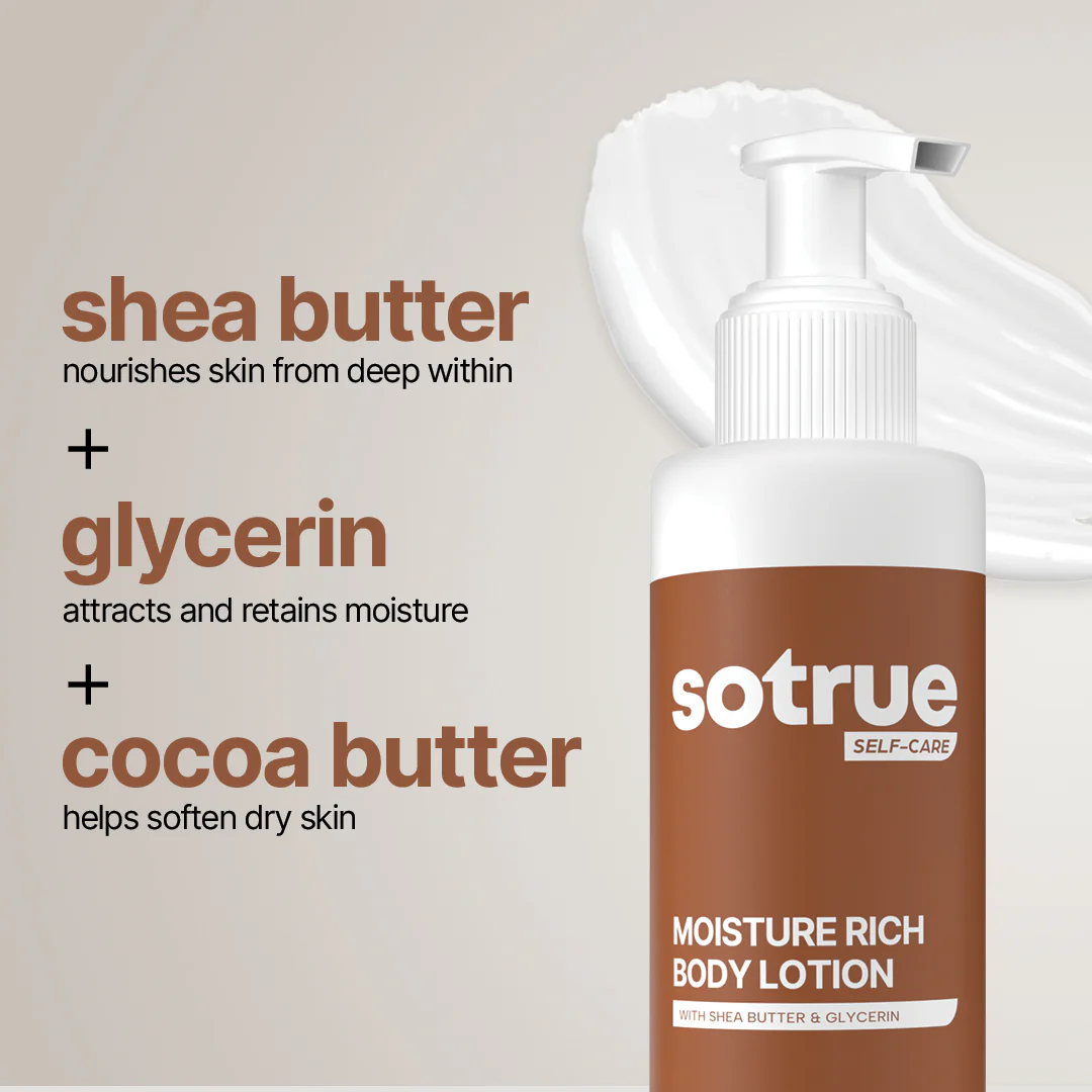 Moisture Rich Body Lotion | For Dry to Very Dry Skin | 190ml - Image 5