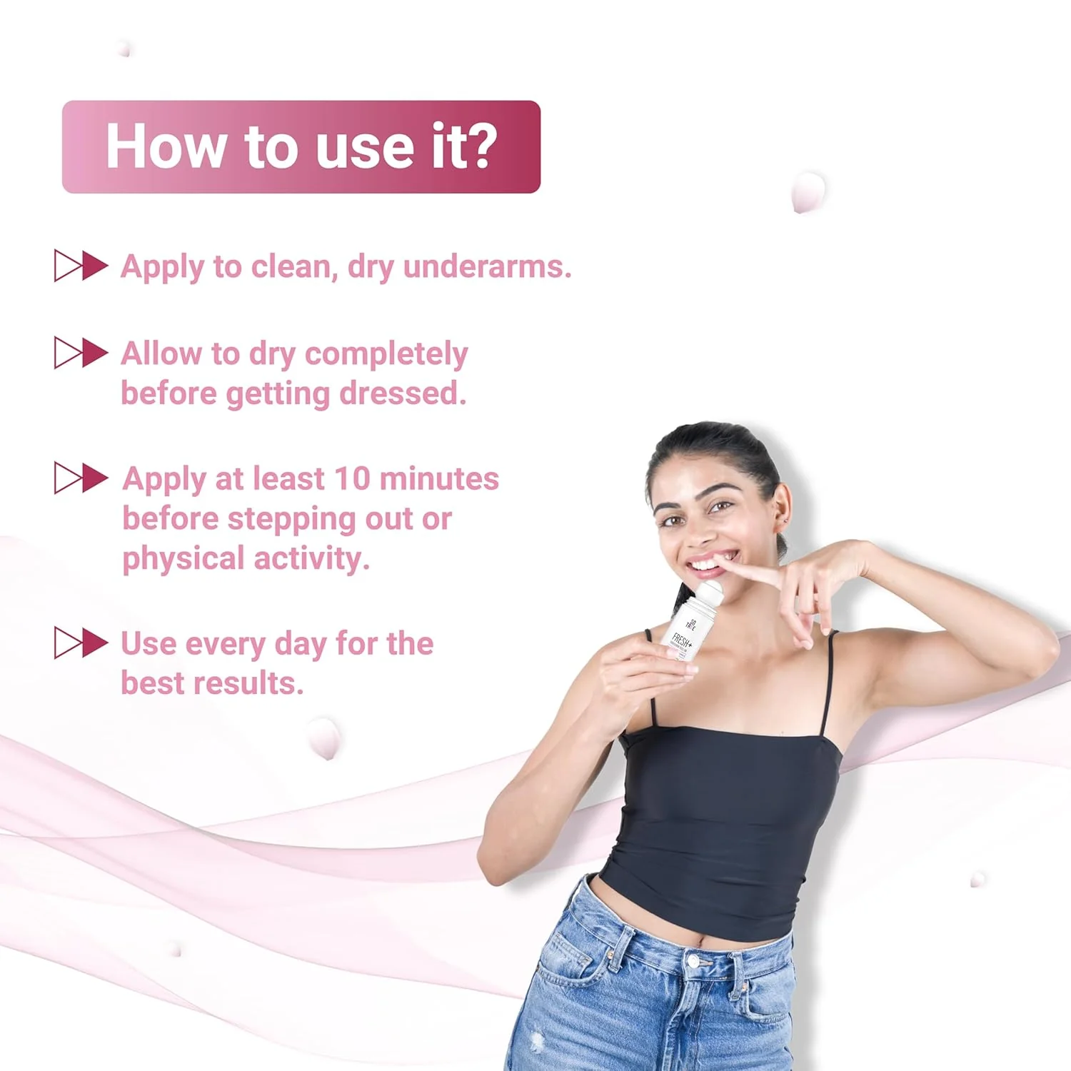 Fresh+ Underarm Roll-on | Odour & Sweat Control - Image 7