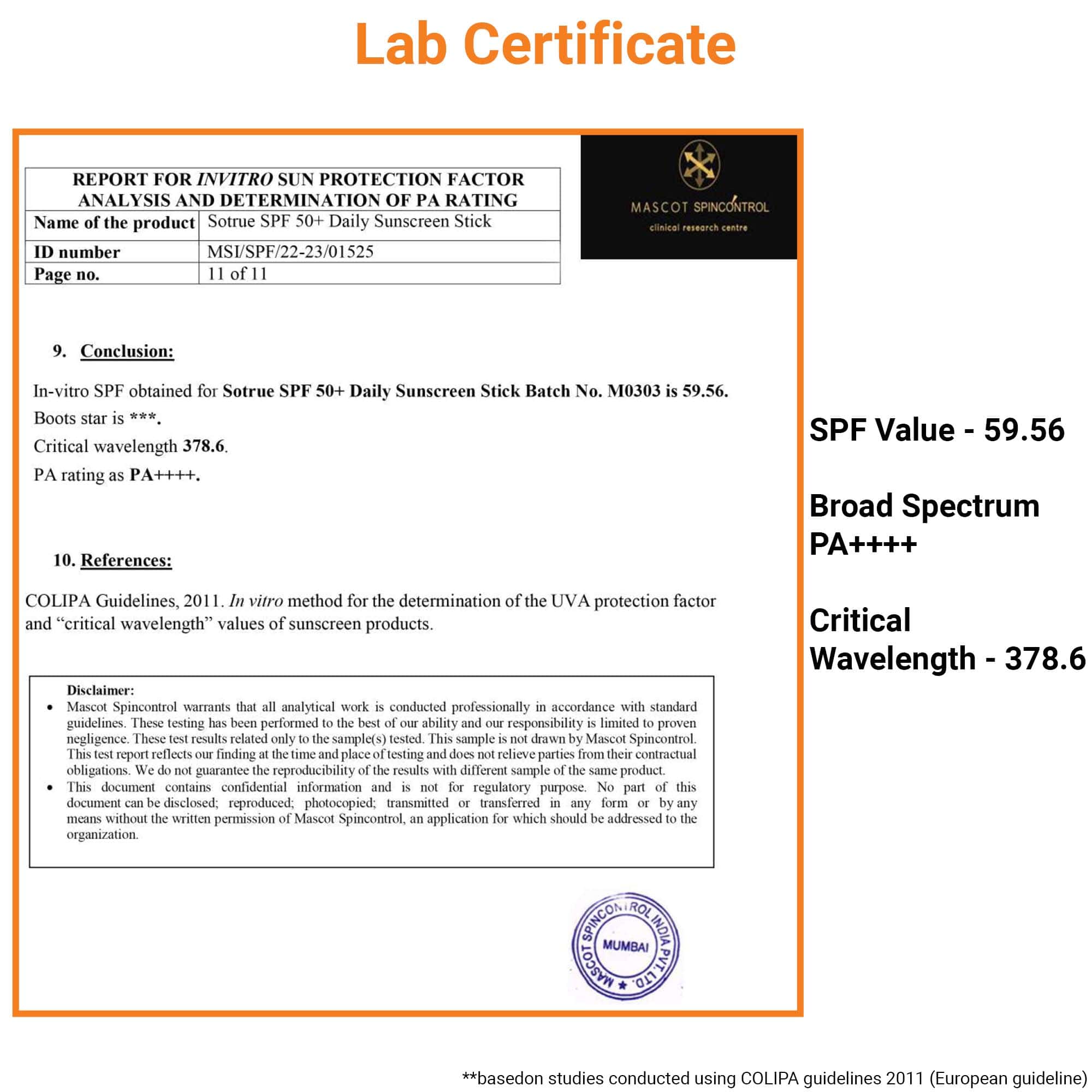 SPF 50+ Daily Sunscreen Stick 15g - Image 3