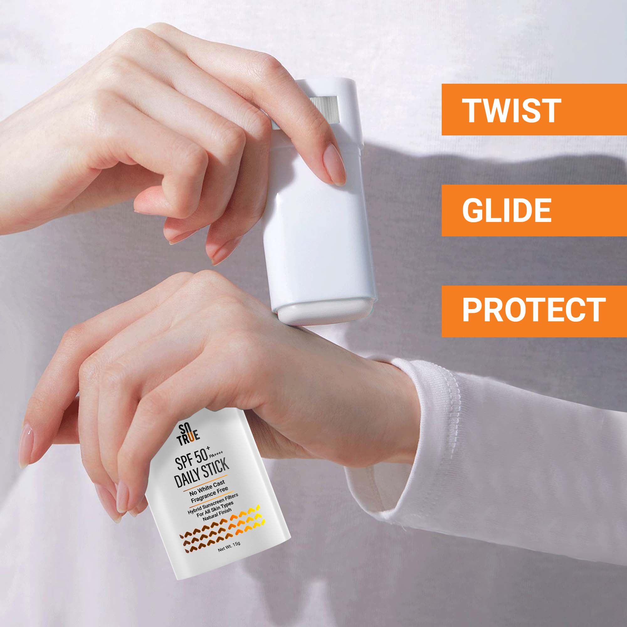 SPF 50+ Daily Sunscreen Stick 15g - Image 7