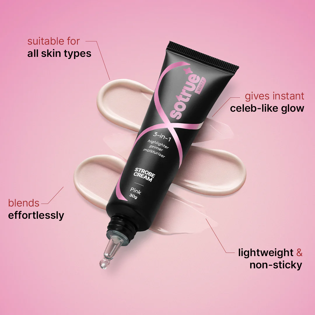 3-in-1 Illuminating Strobe Cream | Pink - Image 3
