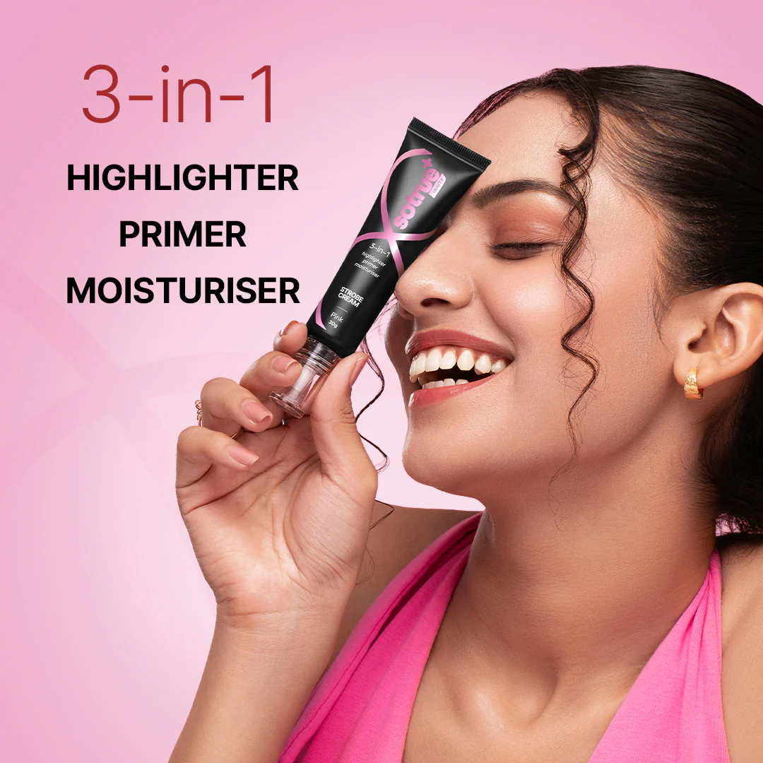 3-in-1 Illuminating Strobe Cream | Pink - Image 5