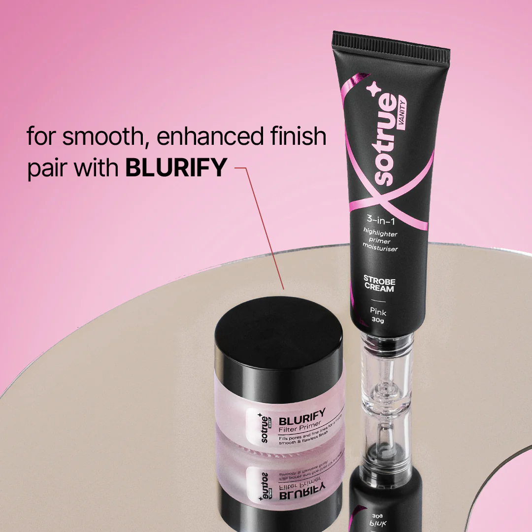 3-in-1 Illuminating Strobe Cream | Pink - Image 7